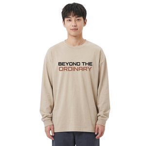 Clean <b>White</b> Men Casual Heavyweight Cotton <b>Long</b> <b>Sleeve</b> <b>T</b>-<b>Shirts</b> No Limits Block Letter Crewneck Winter Sweaters - Product Image 5
