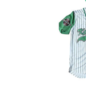 Maillot de baseball imprimé par transfert thermique, OEM, vêtements d'équipe personnalisés, manches courtes, grande taille, séchage rapide, respirant, t-shirt de sport - Product Image 2