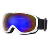 Masque de ski UV400 avec verres miroir polarisés cylindriques, lunettes de sport pour la neige, OEM, pour enfants, snowboard, logo personnalisé