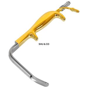 Retractor de Senos Tabbetts con Fibra Óptica de 18.5cm, Instrumento de Cirugía Plástica con Fuente de Luz, Calidad OEM - Product Image 1