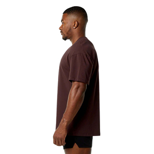T-shirt Homme Grande Taille 100% Coton Respirant Qualité Supérieure Impression Logo Personnalisé Couleur Unie Tricoté Longue Durée Été - Product Image 3