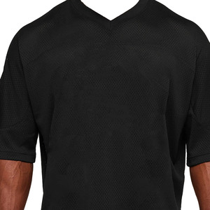 Camiseta Deportiva de Manga Corta para Hombre, Cuello Redondo, Bordada, de Secado Rápido, Transpirable, Tejido de Punto, Diseño Liso para Correr - Product Image 2