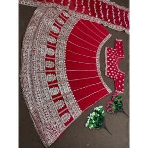Designer Women's Party Wear <b>Lehenga</b> Choli and Dupatta Set - Product Image 3