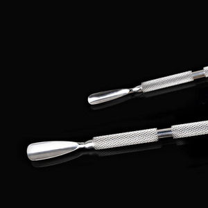 Pousse-cuticules professionnel en acier inoxydable de haute précision, outil de manucure pour le soin des ongles, réutilisable, double usage, prix raisonnable - Product Image 3