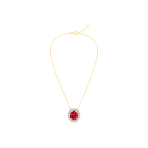 Collier personnalisé en or massif 14K 9K 10K 18K avec pierre précieuse de laboratoire 6 carats, certifié IGI, bijoux fins éthiques, MOQ 3 pièces 10 pièces RJC OEM ODM NK706717 - Product Image 2