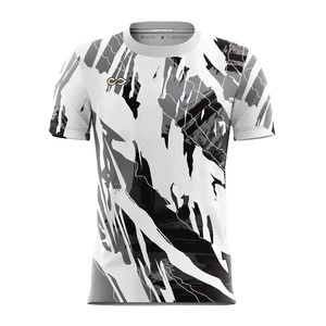 Camiseta de tenis de mesa con estampado 3D para hombres y mujeres uniforme de Bádminton de manga corta cuello redondo top de secado rápido para fitness de verano - Product Image 1