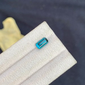 Turmalina Azul Neón de Origen Afgano, Color Brillante Natural, Piedra de Joyería Facetada Suelta, Gema para Anillo - Product Image 1