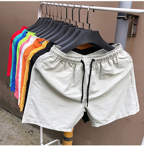 Shorts en coton personnalisés pour hommes avec poches avant, poches arrière, cordon de serrage, taille élastique, shorts décontractés d'été, fabricant - Product Image 6