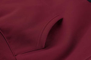 Sweat à capuche épais en satin chaud pour femme avec logo frontal, séchage rapide, vêtements de sport d'hiver, service OEM - Product Image 4