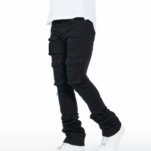 Men's Casual Jeans <b>Pants</b> Loose Fit Straight Length Custom Denim <b>Pants</b> For Winter And <b>Summer</b> Outdoor Wear Comfortable Denim <b>Pants</b> - Product Image 1