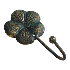 Crochets à serviettes en forme de fleur, parfaits pour la maison et les hôtels, design avec finition en laiton antique. - Product Image 1