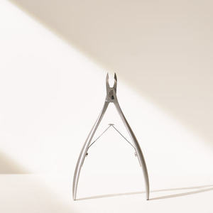 LUCANUS Premium Quality C Type Korean Stainless Steel <b>Nail</b> Care <b>Clipper</b> Cuticle Nipper with Sharp Blade Tip Gift Box Packed - Product Image 4