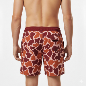 Men's Cotton <b>Polyester</b> <b>Shorts</b> Bermuda Gingham <b>Shorts</b> Relaxed Fit Quick Dry Gym <b>Shorts</b> Casual Breathable Elasticated Waist - Product Image 2