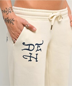 Pantalon de survêtement décontracté pour femme en molleton mi-lourd, respirant, de haute qualité, avec imprimé flamme, taille élastique et cordon de serrage, style hip-hop, pour le printemps - Product Image 4