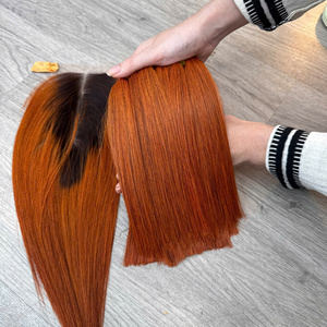 ผมเวอร์จินเวียดนามสีขิงตรงธรรมชาติ ผมแท้คุณภาพสูงแบบซุปเปอร์ดับเบิ้ลดรอว์ จัดส่งรวดเร็วจากโรงงาน ซุปเปอร์ดรอว์ - Product Image 1