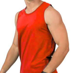 เสื้อกล้ามออกกำลังกายผู้ชาย เสื้อผ้ากีฬาแบบกำหนดเองสำหรับการฝึกกล้ามเนื้อ วิ่ง ฟิตเนส เสื้อกล้ามกีฬาแขนกุด - Product Image 4