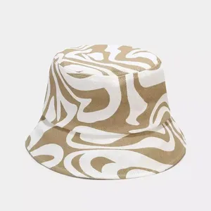 Hot Selling Good Quality Unisex Animal Print Embroidery Bucket <b>Hat</b> Digital Printing Polyester Canvas Beach Casual Spring <b>Summer</b> - Product Image 2