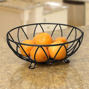 Food Contact Safe Metal <b>Storage</b> <b>Baskets</b> Gift Sets Gold Plates Luxury Iron <b>Wire</b> Fruits <b>Basket</b> Gift Hampers & Bins Home Decoration - Product Image 5