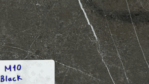 Carrelage rectangulaire gris et noir, finition polie et brute, résistant à l'eau, personnalisation intérieure pour salle de bain - Product Image 2