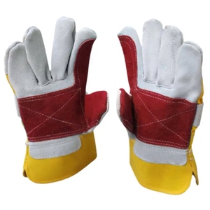 Gants de travail de qualité supérieure, gants de protection pour monteurs canadiens, gants de travail industriels, gants de sécurité en cuir pour travailleurs - Product Image 3