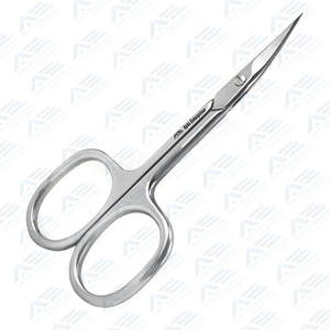 Professional Stainless Steel Cuticle Scissors High-Quality Manicure Scissors with Curved Tip Wholesale Price Trimmers - Product Image 2