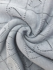 Attrayant Excellente Qualité 100% Coton Biologique Tricoté Bébé et Lit Couvertures Caractère Solide Festival Modèles Quatre Saisons Utilisation - Product Image 2