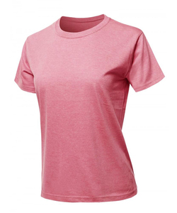 Hot Sale Women's Crew Neck <b>T</b>-<b>Shirt</b> Solid Color Short Sleeve Regular Fit 100% Cotton Jersey Breathable Casual All Seasons Wear - Product Image 5