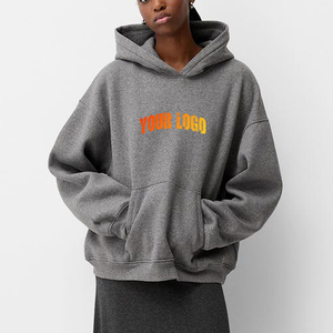OEM Cotton Polyester/Cotton Oversized <b>Drop</b> Shoulder Hoodie Custom 465gsm Heavyweight Premium Acid Wash Streetwear Sweatshirt - Product Image 1