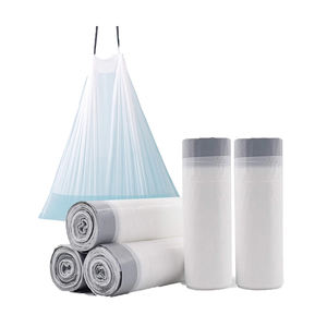 HDPE <b>Transparent</b> Drawstring <b>Bags</b> OEM Plastic Fruit and Vegetable Roll <b>Bag</b> From Manufacturer in Vietnam - Product Image 2