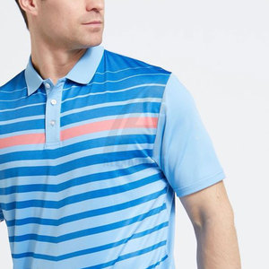 Polo de golf de diseño moderno y calidad premium para hombre, ropa informal, color personalizado con logotipo. - Product Image 4