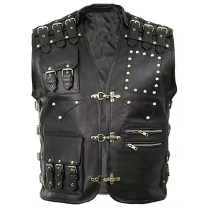 Gilet de motard en polyester/coton brodé avec logo personnalisé pour les motards, vêtements d'extérieur décontractés d'été - Product Image 2