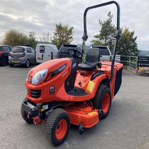 Red Riding Lawn Mower Mini Garden Tractor Compact Grass <b>Cutter</b> with Seat and Cargo Rack - Product Image 2