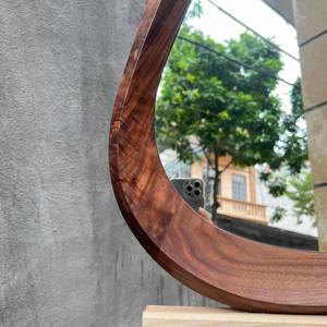 Espejo de pared de madera para pasillo, espejo decorativo de madera para decoración moderna del hogar, espejo colgante al por mayor - Product Image 5