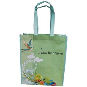 Heave Duty RPET Recycled Fabric Customizable Eco-friendly Unisex <b>Folding</b> Storage <b>Bag</b> Hot Promotional Reusable Shopping <b>Bag</b> - Product Image 1