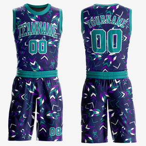 Conjunto de Pantalones Cortos de Baloncesto Sublimados Personalizados, Unisex, Transpirables, con Nombre del Equipo Impreso, para Adultos, para Todas las Temporadas - Product Image 1