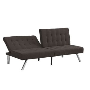 Sofá Cama con Estructura de Madera Estilo Espresso y Patas de Acero Inoxidable, Mueble para el Hogar de Gran Atractivo - Product Image 5