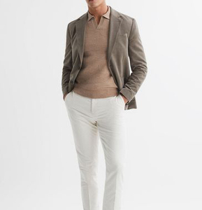 Chemise polo slim fit, manches courtes, respirante, séchage rapide, 100% coton, de haute qualité, en vente - Product Image 4