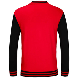 Custom Hooded Thick Winter Varsity Jacket <b>Men</b> Women Trendy Wool Baseball Jacket College Letterman Casual Streetwear Factory - Product Image 2