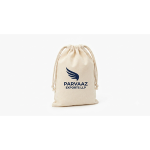 Bolsa de Regalo con Cordón de Algodón 100%, Bolsa de Embalaje Reutilizable con Logotipo Personalizado - Product Image 2