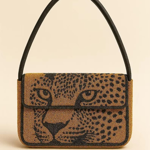 Bolsa Potli de Loto, Regalo de Boda, Hecha a Mano, Única, con Cordón y Cuentas, Bolso de Novia Indio, Regalos de Compromiso - Product Image 1