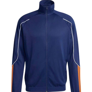 <b>Tracksuit</b> 2-Piece Set Custom Logo Blank Zip Oversize Reflective Men Track Pant Fluorescent Stripe Solid - Product Image 1