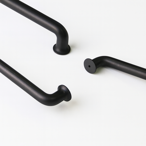 Poignées de meuble modernes en laiton noir mat en forme de U, durables et écologiques, pour tiroirs de cuisine, salle de bain, salle à manger et chambre à coucher - Product Image 3