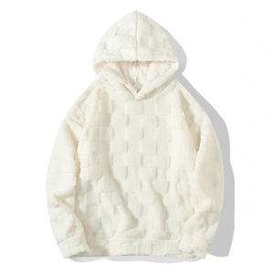 Sweat à capuche décontracté pour femme en molleton de coton délavé style vintage, épaules tombantes, poche kangourou, bordure côtelée, style streetwear rétro - Product Image 2
