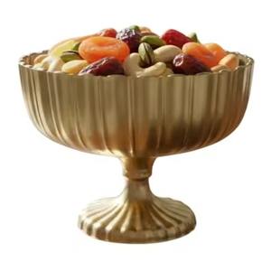 Bol à chocolat en métal de luxe pour la maison, bol de service en acier inoxydable pour bonbons, fruits secs, en-cas - Product Image 4