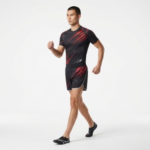 Débardeur de course sans manches pour femme, coloris blanc, noir et rouge, anti-transpiration, vêtement de sport pour adultes - Product Image 2
