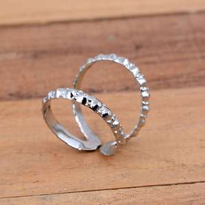 SHYAM JEWELRS 925 Sterling Silver Celestial Splint <b>Ring</b> <b>Moon</b> & Sun Adjustable Arthritis Support Band Luxury Unisex - Product Image 4