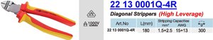 Alicates pelacables de corte diagonal VDE 1000V con aislamiento de 160 mm y agarre 2K - Product Image 5