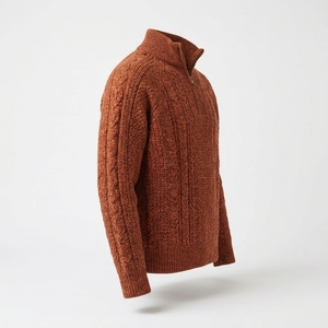 Suéter Tejido con Logotipo Personalizado, Sudadera Unisex Personalizada, Cuello Redondo, Sudadera de Algodón de 380G, Sudadera para Hombre - Product Image 4