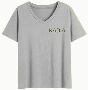 Camisetas unisex al por mayor de alta calidad con logotipo personalizado, manga corta, cuello en V, transpirables, para hombre. - Product Image 3