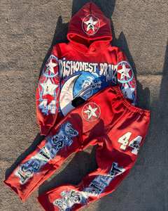 Conjunto Deportivo Urbano para Hombre, Sudadera con Capucha Gruesa y Pantalones Jogger, Directo de Fábrica - Product Image 4